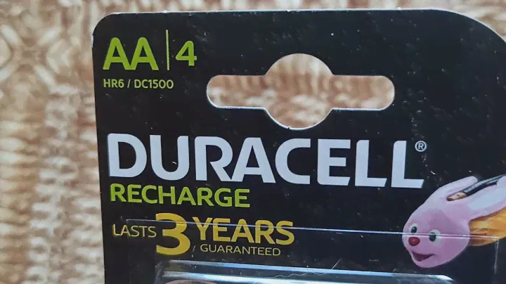 Распаковка Аккумулятор Duracell Recharge AA 1300 мА·ч 4 шт (5005031) из Rozetka