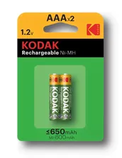 Kodak аккумулятор AAA/R03 650mAh Ni-MH BL2 ЗАРЯЖ lБ0009359