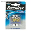 Батарейка литиевая Energizer Ultimate Lithium, AAA, FR03-2BL, 1.5В, блистер, 2 шт.
