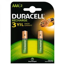 Аккумулятор DURACELL HR03 AAA 900mAh уже заряжены BL2