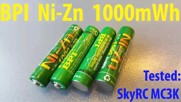 Тест аккумуляторов BPI Ni Zn 1.6V 1000mWh на SkyRC MC3000