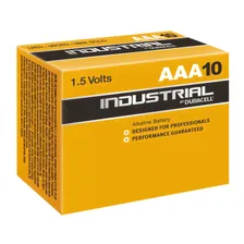 Батарейки Duracell AAA 1.5V LR03 (INDUSTRIAL), 10 шт в картонной коробке