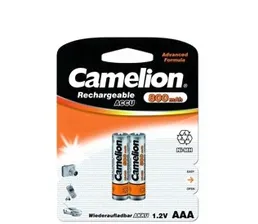 Аккумулятор Camelion AAA- 800mAh Ni-Mh BL-2 (NH-AAA800BP2, 1.2В)