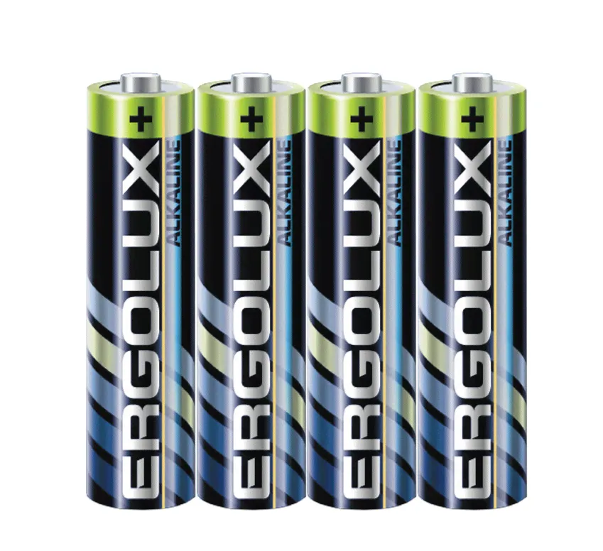 Ergolux Alkaline SR4 LR03 (LR03 SR4, батарейка,1.5В) AAA