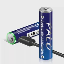 Быстрая Зарядка 1,5 В AAA Литий-ионный аккумулятор 1110 МВтч AAA USB Перезаряжаемый Литиевый USB Аккумулятор для беспроводной мыши + USB-кабель