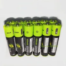 ZNTER 12ШТ USB AAA Аккумуляторная Батарея 1,5 В 600 мАч литий-ионный аккумулятор Игрушечный Пульт дистанционного управления Литий-Полимерный Аккумулятор