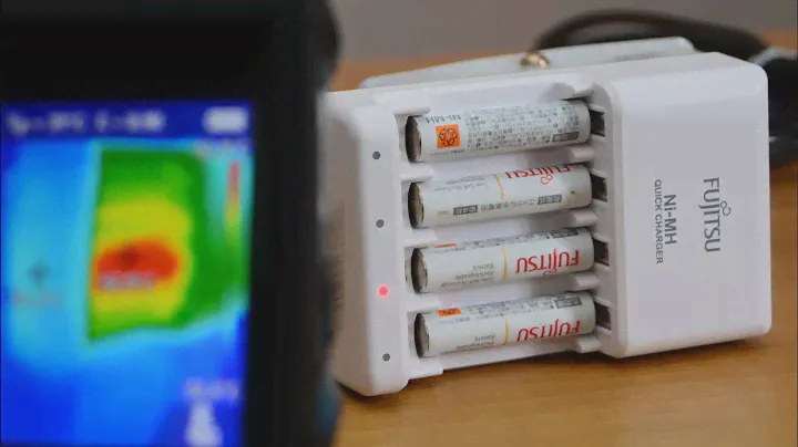 White Fujitsu AAA Rechargeable Ni-MH Batteries (HR-4UTC)- Unboxing and Initial Charging