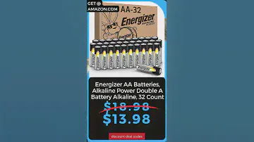 Energizer AA Batteries, Alkaline Power Double A Battery Alkaline, 32 Count
