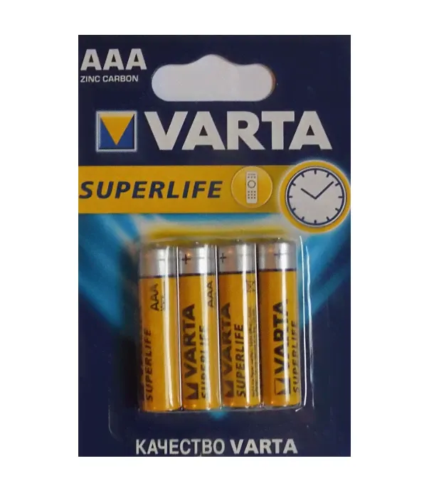 Батарейки Varta AAA Superlife
