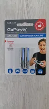 Батарейка GoPower AAA R03 1,5V Super Power Alkaline BL2