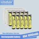 10шт LiitoKala 1.2v NI-MH AAA аккумулятор 3A 1000MAH Аккумуляторная батарея aaa nimh аккумуляторные батареи rechargea для игрушек-фонариков