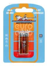 AAA-12-02 AIRLINE Батарейки 2 шт (блистер)