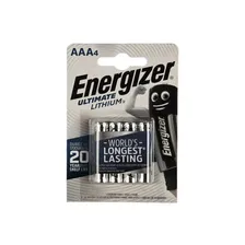 Батарейка ENERGIZER Ultimate Lithium FR03/L92/AAA BL4 (блистер 4 шт)