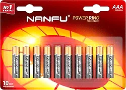 Батарейка Nanfu AAA LR03 1.5B 10шт-1