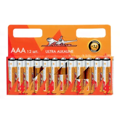 БАТАРЕЙКА 1.5V/AAA/LR03 AIRLINE AAA-12 (1 ШТ)-0