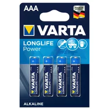 Батарейка AAA Varta LR03-4BL High Energy, 1.5В (мизинчиковая), 4шт. в упаковке
