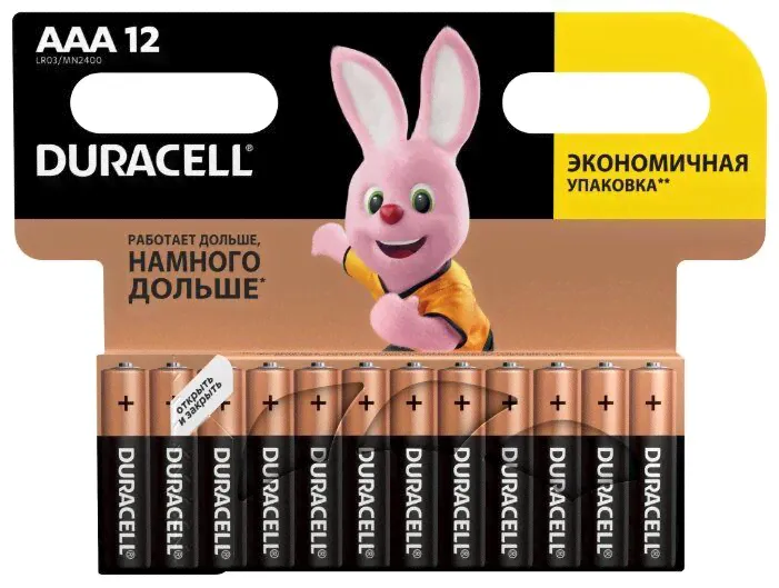 Батарейка Duracell Basic AAA 12 шт блистер