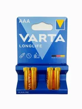 Батарейка VARTA LR03 (AAA) Long Life BL4 щелочная