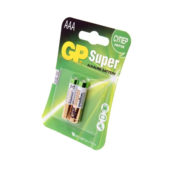 Батарейки GP Super Alkaline AAA 2шт