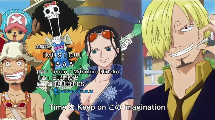MAD One Piece Opening 20 "Music!!!" by AAA