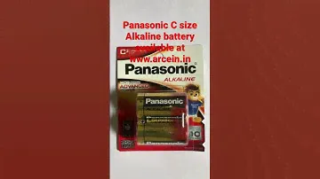 Original Panasonic C size alkaline battery available at www.arcein.in #csize #lr14 #panasonic #torch
