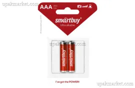 Батарейка Smartbuy AAA/LR03/2B (мизинчиковые)
