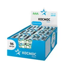 Батарейка AAA Космос LR03-96Box, (4/96/384), (арт.KOCLR03_96BOX)