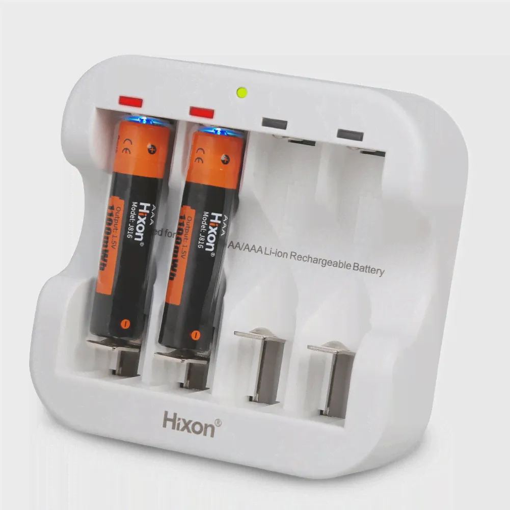 Зарядное устройство Hixon AA AAA для литиевых аккумуляторов с USB и type C-0