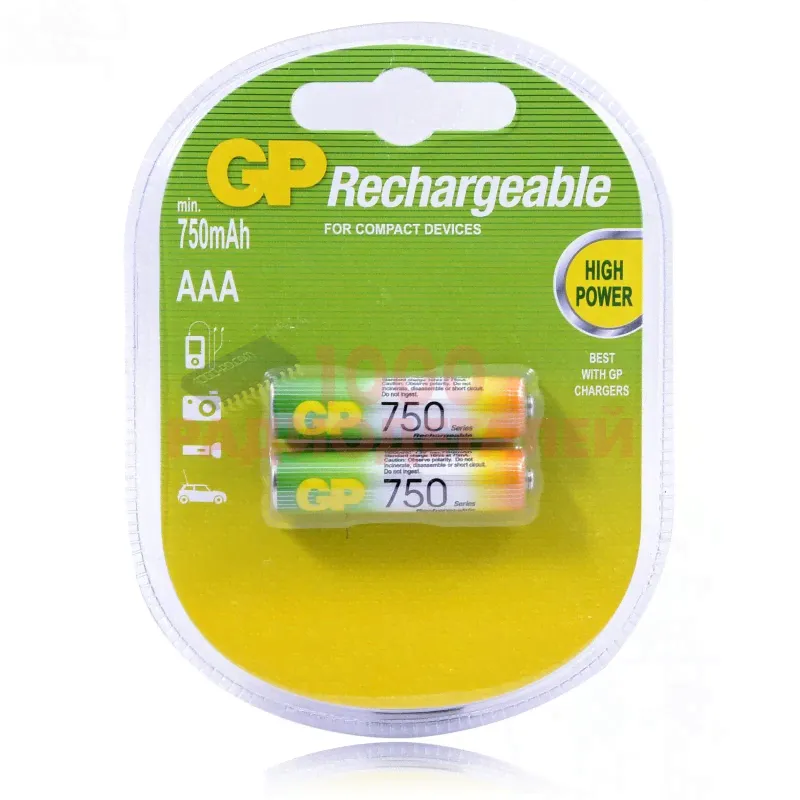 Аккумулятор GP R03 (AAA) 750mAh-0