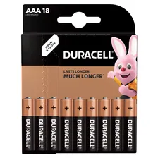 Батарейка Duracell Basic AAA LR03, 1.5В, алкалиновая, 18шт/уп