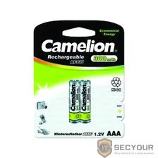 Camelion AAA- 300mAh Ni-Cd BL-2 (NC-AAA300BP2, аккумулятор,1.2В)