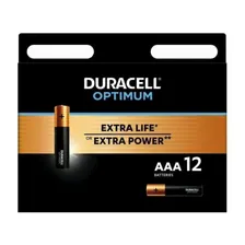 Батарейка Duracell LR03/12BL Alkaline LR03 Optimum AAA (12шт)