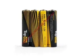 Аккумуляторные батарейки AAA TopON TOP-NH-AAA-1000-4B 1000mAh 1.2V Ni-MH HR03 4 шт в боксе