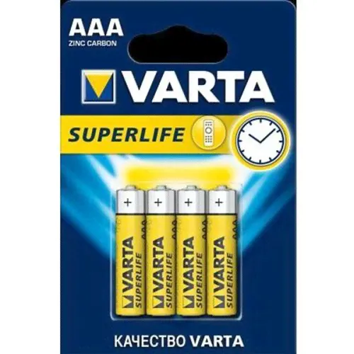 Батарейка солевая Varta Superlife AAA 4 шт.-0