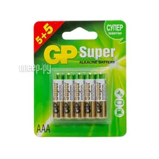 Батарейка AAA - GP Super Alkaline 24A5/5-2CR10 (10 штук)