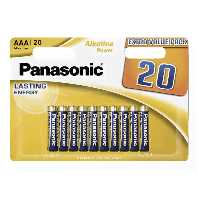 Батарейки Panasonic Alkaline Power LR03 AAA 20 шт-0