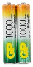X-Digital Аккумулятор Ni-Mh 1000 мА·ч 1.2 В GP Rechargeable 1000 Series AAA, 2 шт. аккумуляторы и батарейки