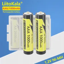 Никель-металлогидридный аккумулятор AAA LiitoKala Ni-10AAA 1,2 в 1000 мАч, аккумуляторная батарея подходит для игрушек, мышей, электронных весы, мыши et4-24... (art.: 3920bf6746735)