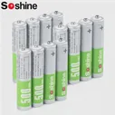 Soshine 12 шт. AAA 500 мАч низкий саморазряд батареи 1,2 в Aaa NIMH перезаряжаемая батарея 1000 раз цикл для часов (art.: 3920c1ab597d5)
