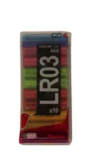 Батарейка AAA Auchan Alkaline LR03, 10 шт
