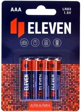 Батарейка Eleven AAA (LR03) алкалиновая, BC4 301745
