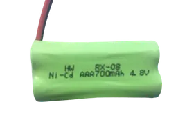 Аккумулятор Ni-Cd AAA 4.8V 700mAh форма ROW разъем YP - NICD-AAA-48R-700-YP