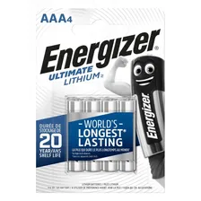 Батарейка ENERGIZER Ultimate Lithium FR03/L92/AAA BL4 7638900273267