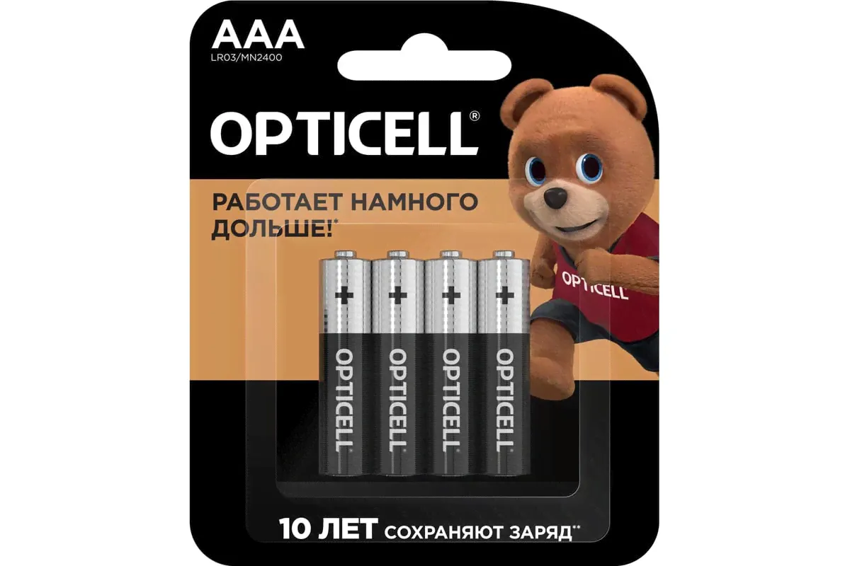 Батарейки OPTICELL AAA 4шт (АНАЛОГ DURACELL)-0