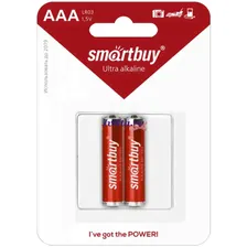 Батарейка SmartBuy LR03 BC2 (AAA) 2шт.