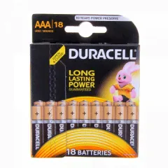 Батарейки AAA DURACELL LR03 BL18 (набор из 18 батареек)
